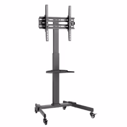 Techly ICA-TR21L, Carrello multimediale, Nero, Pannello piatto, 35 kg, 5 kg, 81,3 cm (32")