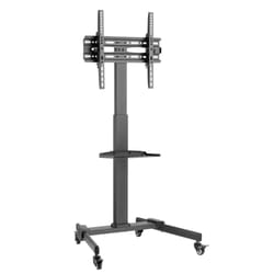 Techly ICA-TR21L carrello e supporto multimediale Nero Pannello piatto Carrello multimediale