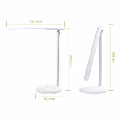 Techly I-LAMP-DSK9 lampada da tavolo 3 W LED G Bianco