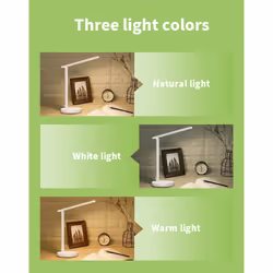 Techly I-LAMP-DSK9 lampada da tavolo 3 W LED G Bianco