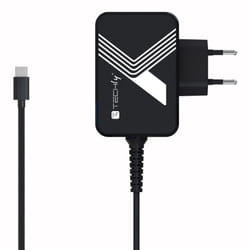Techly IPW-PD45W-BKTY Caricabatterie per dispositivi mobili Computer portatile, Smartphone, Universale Nero AC Ricarica rapida Interno