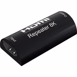 Techly IDATA HDMI2-RIP8KT, 7680 x 4320 Pixel, Ripetitore AV, 25 m, Cablato, Compatibilità 3D, HDCP