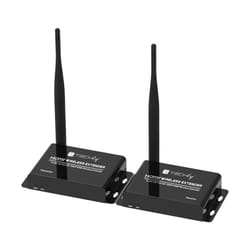 Techly IDATA HDMI-WL55 moltiplicatore AV Trasmettitore e ricevitore AV Nero
