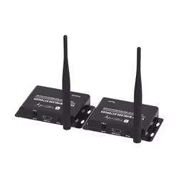Techly IDATA HDMI-WL55 moltiplicatore AV Trasmettitore e ricevitore AV Nero