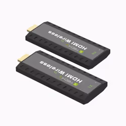 Techly IDATA HDMI-WL53 moltiplicatore AV Trasmettitore e ricevitore AV Nero