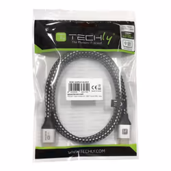 Techly Cavo HDMI Ultra High Speed 48Gbps Maschio / Maschio 8K@60Hz Certificato 1m