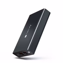 Techly I-CHARGE-20A-100W, 20000 mAh, Polimeri di litio (LiPo), Nero