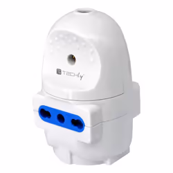 Techly IPW-PR3UN-WT presa energia Bianco