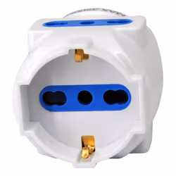 Techly IPW-PR3UN-WT presa energia Bianco