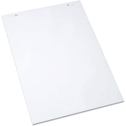 Techly Blocco 25 Fogli di Ricambio per Lavagna Mobile Flipchart 57x82 cm
