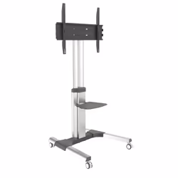 Techly Supporto a Pavimento con una Mensola Trolley TV LCD/LED/Plasma 50-92", 2,34 m (92"), 600 x 400 mm, 800 x 600 mm, -8 - ...