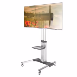 Techly Supporto a Pavimento con una Mensola Trolley TV LCD/LED/Plasma 50-92"