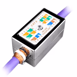 Techly IWP-ADAP CB6T, Cat6, SF/UTP (S-FTP), Argento, Metallo, EC, RoHS, Reach, 25,9 mm