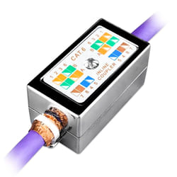 Techly IWP-ADAP CB6T scatola di derivazione di rete Cat6 Argento