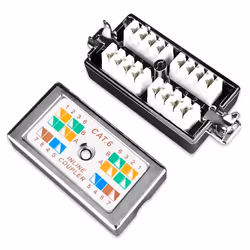 Techly IWP-ADAP CB6T scatola di derivazione di rete Cat6 Argento