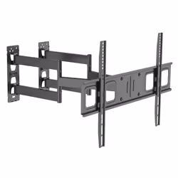Techly Staffa Universale Full-Motion per Fissaggio a Parete ad Angolo TV 32-70", 100 x 100 mm, 600 x 400 mm, -3 - 10°, 90°, A ...