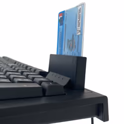 Techly IDATA 955-UBK-SMART tastiera Casa/ufficio USB QZERTY Italiano Nero