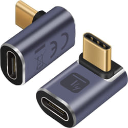 Techly IADAP USB4C-40G adattatore per inversione del genere dei cavi USB-C 4.0 Grigio