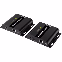 Techly IDATA EXTIP-3834KP6R moltiplicatore AV Ricevitore AV Nero