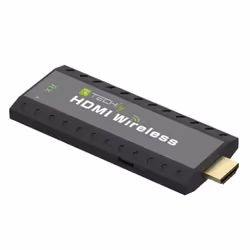 Techly IDATA HDMI-WL53R, 1920 x 1080 Pixel, Ricevitore AV, 50 m, Wireless, Nero, HDCP