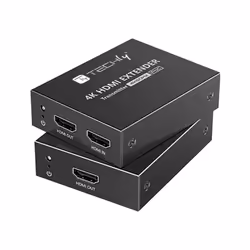 Techly IDATA EXT-465P, 3840 x 2160 Pixel, Trasmettitore e ricevitore AV, 50 m, Cablato, HDCP
