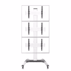 Techly Supporto a Pavimento per 3 TV LCD/LED 32-55" per Video Wall - Vista aggiuntiva 5