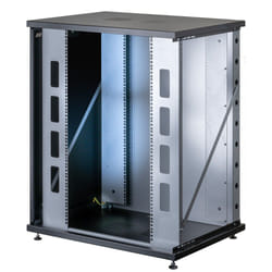 Techly I-CASE EW-2816BK6 rack 16U Da parete Nero