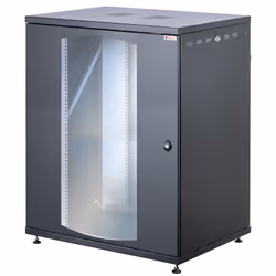 Techly I-CASE EW-2816BK6 rack 16U Da parete Nero