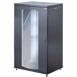 Techly I-CASE EW-2822BK6 rack 22U Da parete Nero