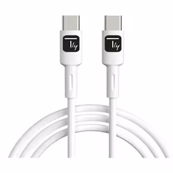 Techly ICOC-MUSB20-C60W2, 2 m, USB C, USB C, USB 2.0, 0,48 Gbit/s, Bianco