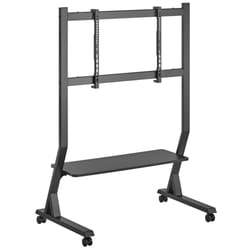 Techly Supporto a Pavimento con Mensola per TV LCD/LED/Plasma 45-90"