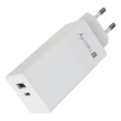 Techly IPW-PD100W-WH Caricabatterie per dispositivi mobili Power bank, Smartphone, Tablet, Universale Bianco AC Ricarica rapida Interno