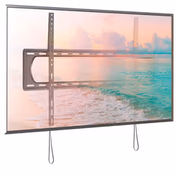 Techly Staffa a Muro Fissa Slim TV LED LCD 60-120"