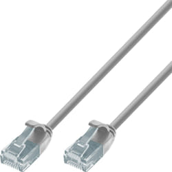 Techly ICOC U6-SLIM-100T2 cavo di rete Grigio 10 m Cat6 U/UTP (UTP)