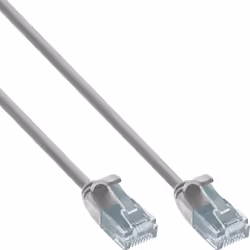 Techly ICOC U6-SLIM-100T2 cavo di rete Grigio 10 m Cat6 U/UTP (UTP)