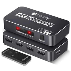 Techly IDATA HDMI2-4K3160B conmutador de vídeo HDMI