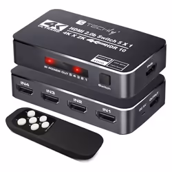 Techly IDATA HDMI2-4K5160B, HDMI, 2.0b, Micro-USB, Nero, 60 Hz, 480i, 480p, 576i, 576p, 720p, 1080p