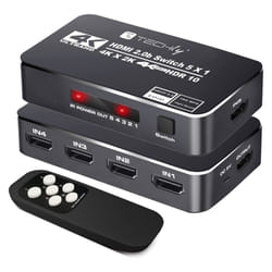 Techly IDATA HDMI2-4K5160B conmutador de vídeo HDMI