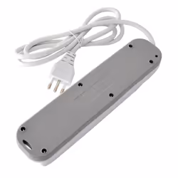 Techly IUPS-PCP-410A prolunghe e multiple 1,5 m 4 presa(e) AC Interno Grigio, Bianco