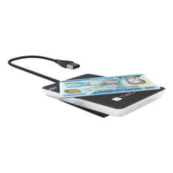 Techly I-CARD CAM-CIE lettore RFID USB Nero, Argento