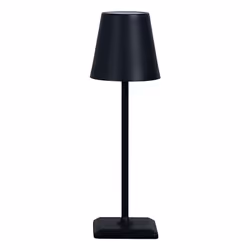 Techly I-LED LAMP-BK, Nero, Alluminio, Polipropilene (PP), Acciaio, Balcone, Camera da letto, Cafe, Sala da pranzo, Giardino, ...