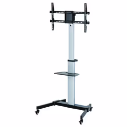Techly Supporto a Pavimento con Mensola Trolley TV LCD/LED 37-86"