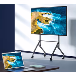 Techly ICA-TR53LB Supporto TV a parete 2,54 m (100") Nero