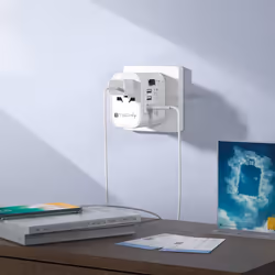 Techly I-TRAVEL-11TYWH adattatore per presa di corrente Universale Bianco