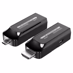 Techly IDATA EXT-600HC, 4096 x 2160 Pixel, Trasmettitore e ricevitore AV, 60 m, Cablato, Compatibilità 3D, HDCP