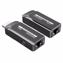 Techly IDATA EXT-600HC moltiplicatore AV Trasmettitore e ricevitore AV Nero