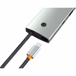 Techly IUSB32C-HUB6HPDI hub di interfaccia USB 3.2 Gen 1 (3.1 Gen 1) Type-C 5000 Mbit/s Alluminio