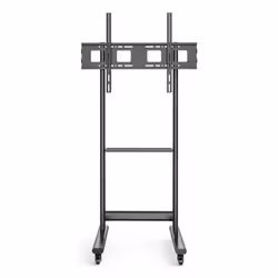 Techly Supporto da Pavimento TV LCD/LED 50-90" Altezza Regolabile con Mensola, 127 cm (50"), 2,29 m (90"), 70 kg, 200 x 200 m ...