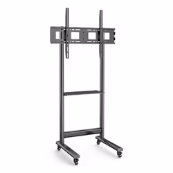 Techly Supporto da Pavimento TV LCD/LED 50-90" Altezza Regolabile con Mensola