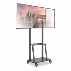 Techly Supporto a Pavimento con Mensola per TV LCD/LED/Plasma 32-70"